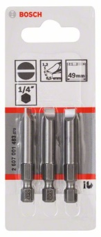 Насадка-бита Extra Hart S 1,2x6,5, 49 mm 2607001483